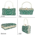 thumbnail image 6 of CAILDANL Rhinestone Clutch Purses for Women Evening Wedding Formal - Round Pearl Clasp Handbag - Crystal Diamond Bag, 6 of 7