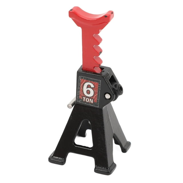 RC Simulation Jack Stand, Decorative Mini Jack Stand for 1/18 RC Crawler Red,Black,Blue,Yellow,Green