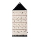 thumbnail image 1 of Yuarrent Calendario de Adviento de Navidad, puerta de lona, ​​24 bolsillos, organizador de monedas de caramelos, bolsillo de pared del dormitorio, Kits de decoración para fiestas Yuarrent HA010051-00, 1 of 6