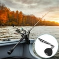 thumbnail image 6 of Uxcell Baitcasting Power Handle Metal Fishing Reel Handle Knob Grip Replacement, Silver, 6 of 6