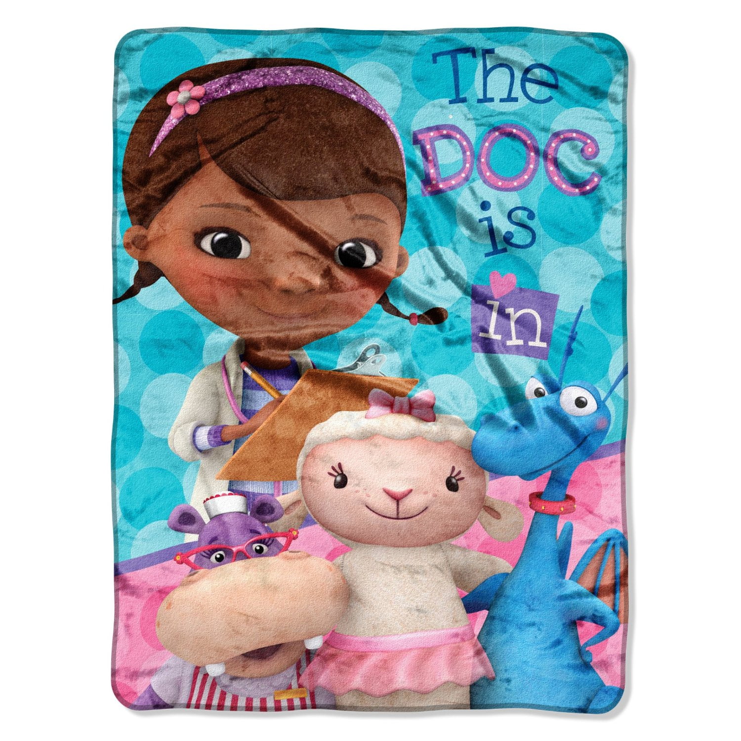 doc mcstuffins fleece blanket