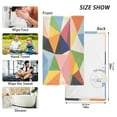thumbnail image 6 of Yayeee 100% Cotton Hand Towels for Bathroom 16" x 28" Soft Absorbent Kitchen Towel, Minimalist Triangles, 6 of 7