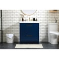 thumbnail image 6 of 30 inch single bathroom vanity in Blue, 6 of 8
