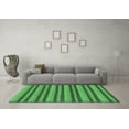 thumbnail image 3 of Ahgly Company Indoor Rectangle Oriental Emerald Green Modern Area Rugs, 7' x 9', 3 of 4