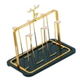 thumbnail image 4 of Glass Cup Drying Rack, Mugs Organizer with Drainboard Tray, Tea Cup Storage Rack, Sports Bottle Drainer Organizer, Coffee Cups for Office, 4 of 8