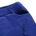 thumbnail image 4 of Toddler Kid Girls Denim Jeans Bell Bottom Flare Pants Long Pants, 4 of 6