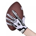 thumbnail image 3 of Aosijia Football Gloves Sports Receiver Gloves Breathable Non-Slip Silicone Grip Gloves for Youth Adult, 3 of 9
