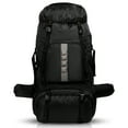 thumbnail image 2 of 65L Camping Hiking Backpack Water Resistant Large Outdoor Travel Backpack for Men & Women, Black, 006, 2 of 10