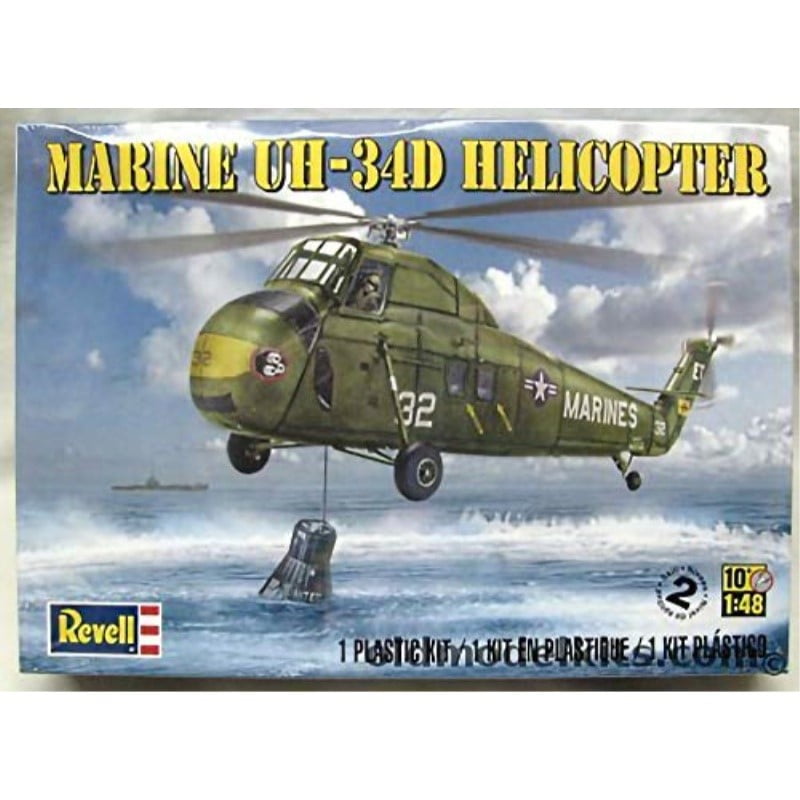 Revell Marine UH34 D Helicopter Plastic Model Kit