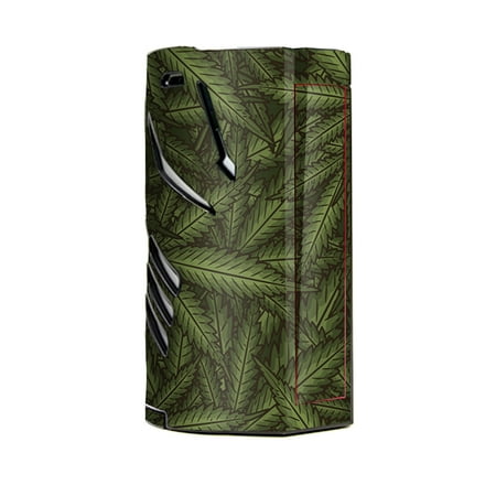 Weed Bong For Smoking Marijuana Skin Decal Vinyl Wrap for Smok T-Priv 3 Kit 300w TC Vape skins stickers cover / marijuana leaves pot weed ()