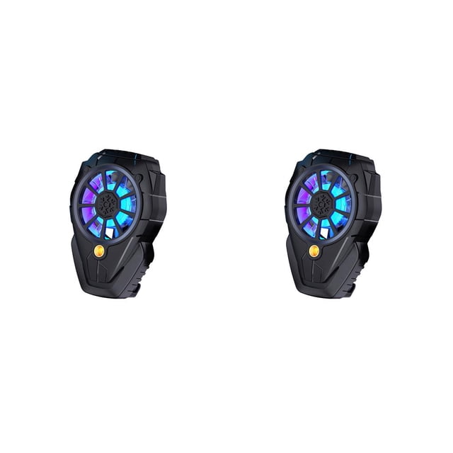 Seitruly Radiador para teléfono móvil, iluminación RGB, 3 velocidades de engranaje, almohadilla de silicona con ajustable, accesorios para Type1 NO1