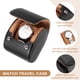thumbnail image 3 of Estuche de Viaje para Reloj Uxcell para Hombres, Estuche de Reloj de Cuero, Caja de Almacenamiento de Reloj Portátil para Navidad, Cumpleaños y Aniversario, 1 Slot (Negro), 3 of 7