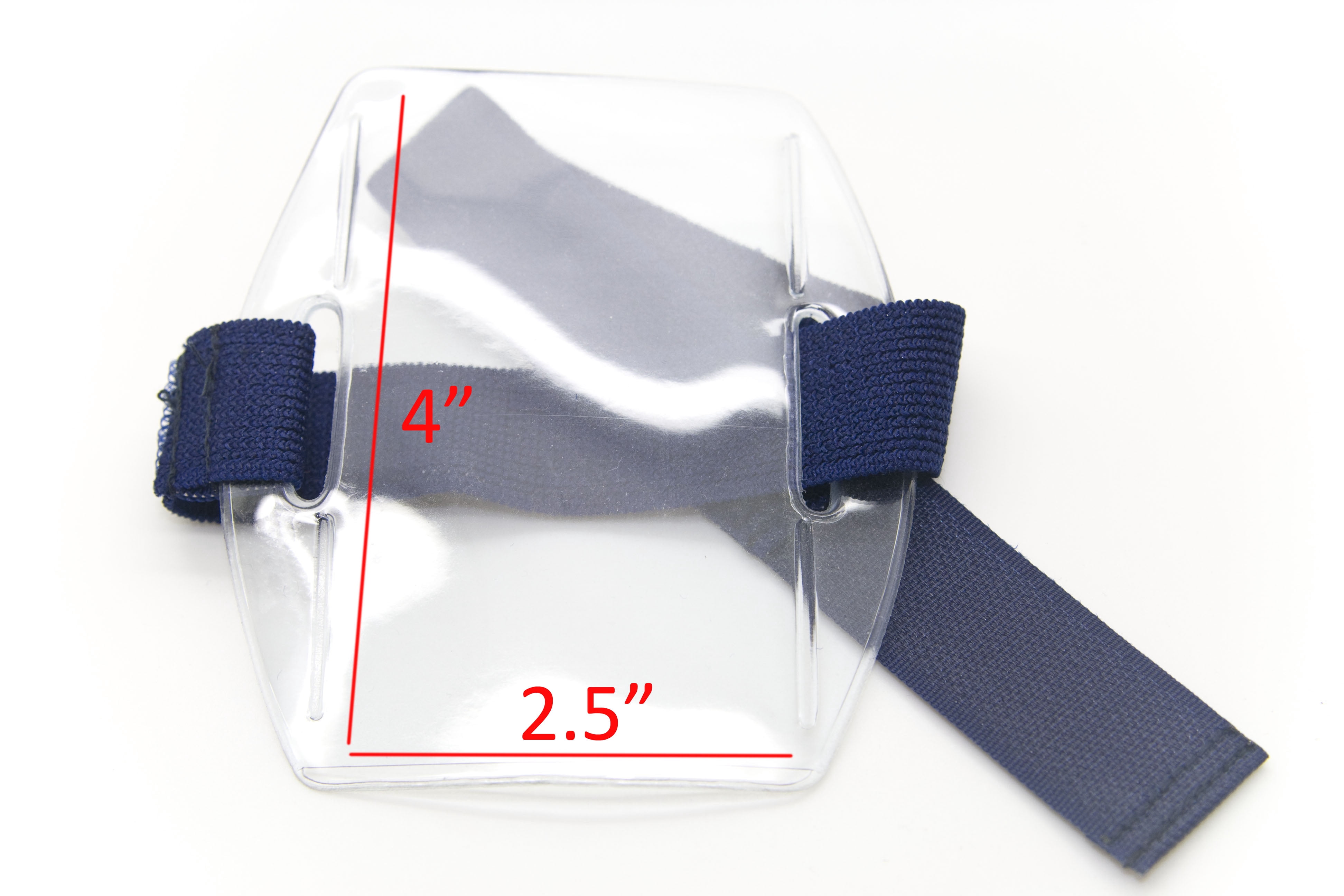 Arm Band ID Badge Holder with Blue Strap Arm Band by OnDepot.com - Pack of 50 PCS