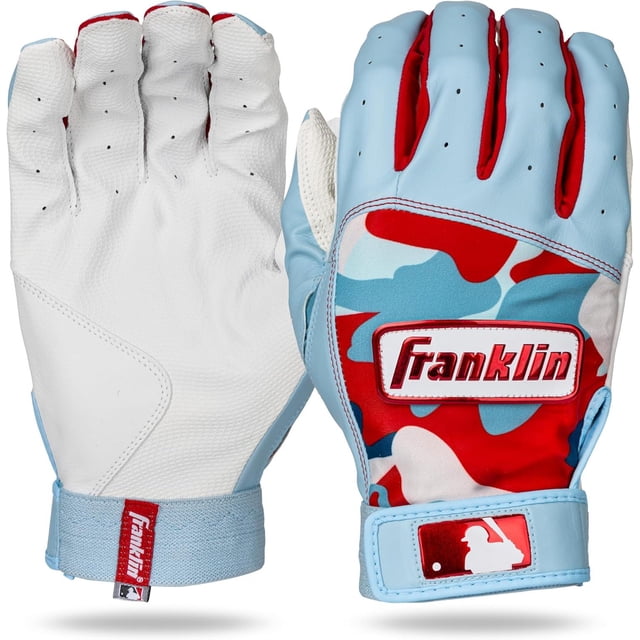Guanteletas de Beisbol Franklin Digitek Talla XL Azul Camo