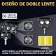 thumbnail image 4 of 1 Par Faro Auxiliar De Lupa Doble Color 120w Para Auto Moto, 4 of 8