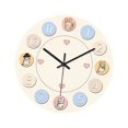 thumbnail image 4 of Reloj de pared con forma de gato, reloj decorativo, bonito, moderno, creativo, silencioso para interiores y cocinas. 25 cm, 4 of 9