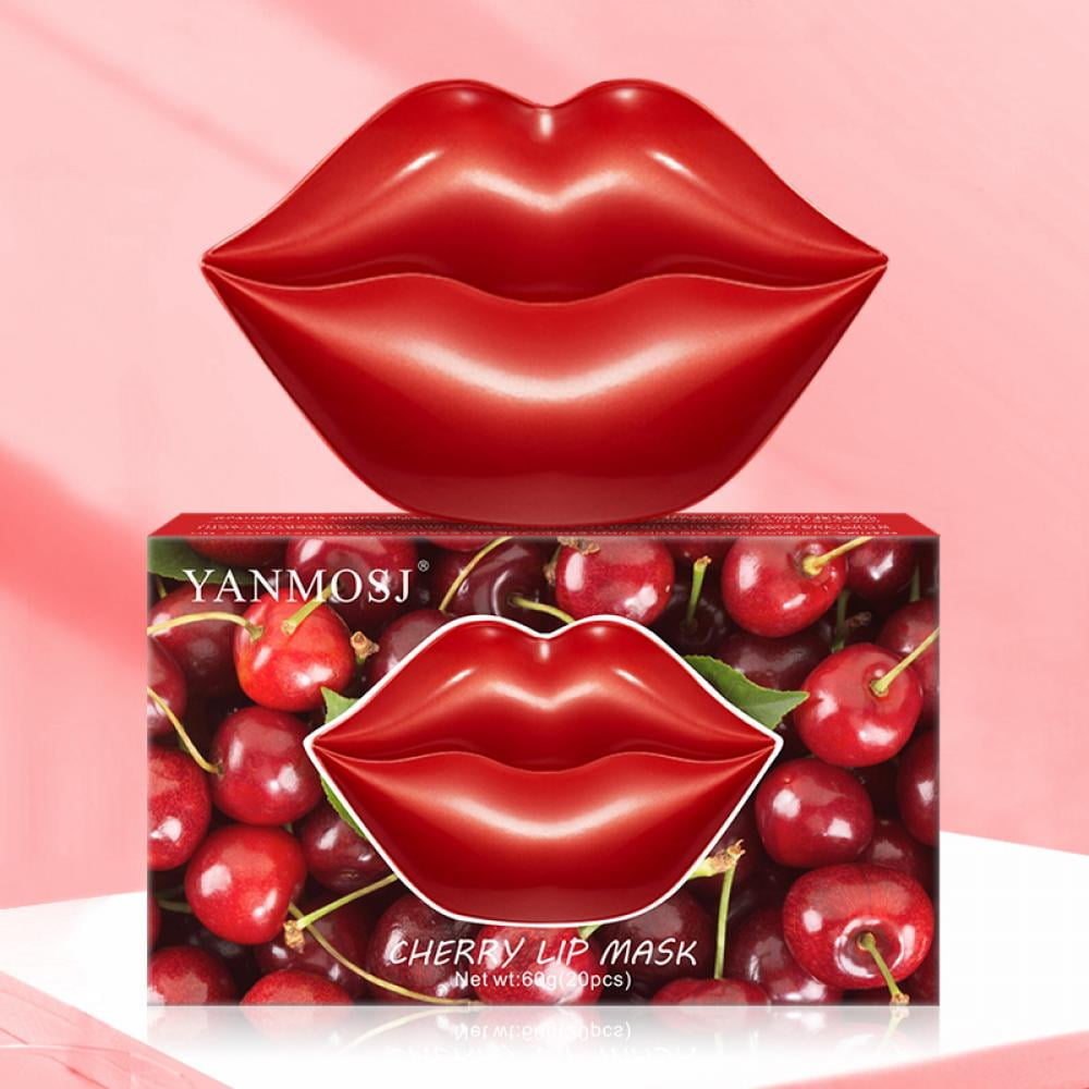 20pcs Gel Treatment Lip Masks, Plumping Lips Balm Hydrates Lips