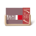 thumbnail image 1 of I Am From Bahrain Art Deco Fashion Desk Calendar Desktop Decoration 2023, 1 of 3
