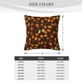 thumbnail image 4 of ZICANCN Thanksgiving Maple Decorative Throw Pillow Covers, Bed Couch Sofa Decorative Knit Pillow Covers for Living Room Farmhouse 12"x12", 4 of 8