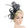 thumbnail image 3 of Diadema de s retro Charleston Party Wedding Hen Stag Night de mujer Negro Sunnimix Venda de la mujer del vintage, 3 of 8