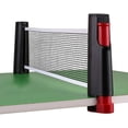 thumbnail image 3 of Tragbares, einziehbares Tischtennis-Netz, Ersatz-Zubehör für Ping Pong, rot, 3 of 7