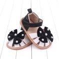 thumbnail image 7 of Linfrsh Baby Girls Sandals Soft Sole Boys Indoor Slippers Open Toe Comfort Toddler Summer Shoes(Black,12-18 Months), 7 of 7