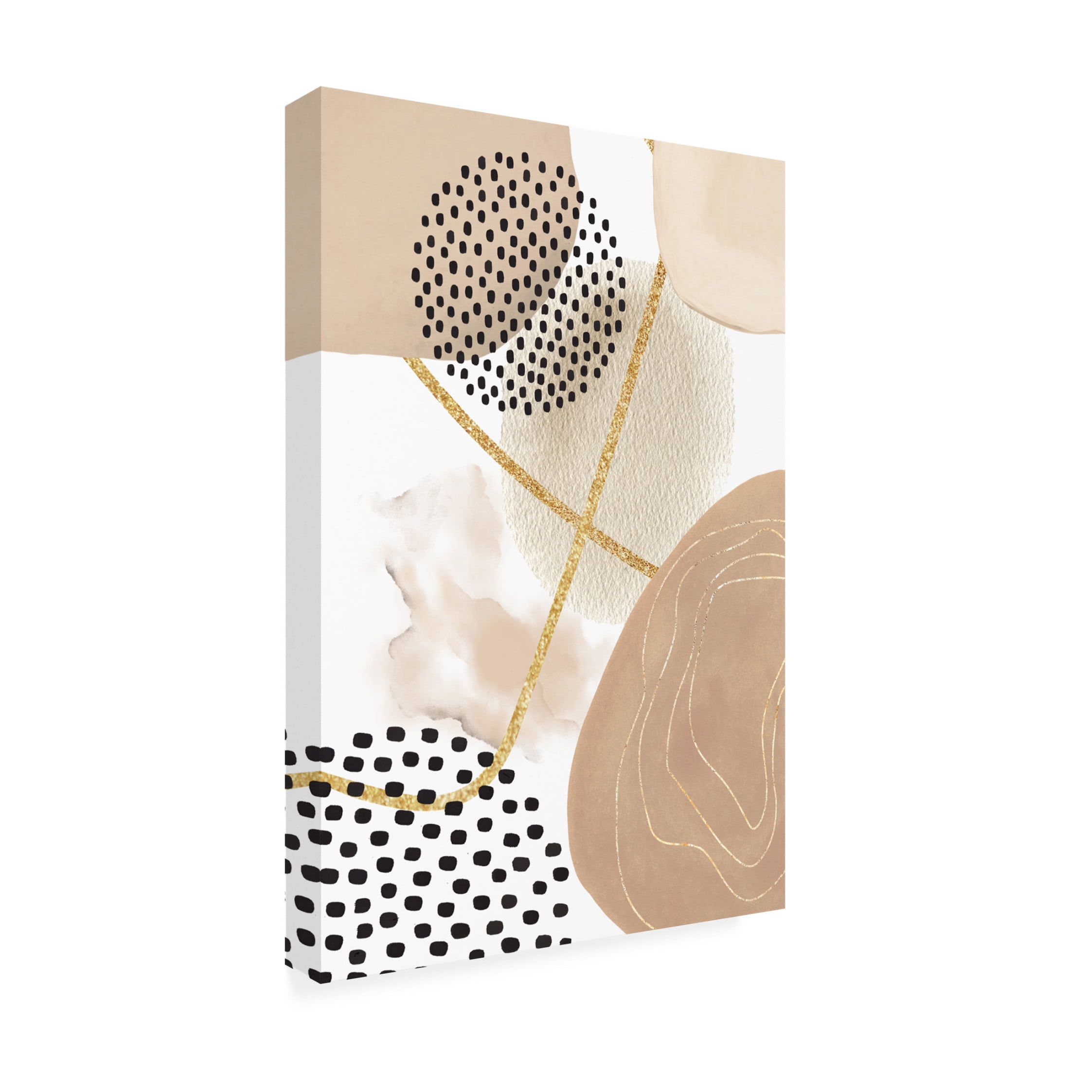 Trademark Fine Art Sally Ann Moss Jealous Beige 1 Canvas Wall Art
