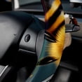 thumbnail image 5 of Bee 14.5 Inch Printing PVC Leather Car Wheel Cover, Steering Wheel Covers, Auto Accessories, 5 of 6