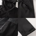 thumbnail image 5 of Dpjklzsn Men's Hooded Windbreaker Jacket, Lightweight Zip Front Outdoor Coat for Hiking and Travel, 5 of 9