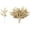 Gold, variant on Champagne Gold Christmas Picks Decorations Floral Sprays Glittered Twigs for Xmas Tree Ornaments Decoration Filler Wreath Garland Floral Arrangement Decor Xmas Toppers Home Party