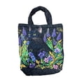 thumbnail image 5 of 3D Digital Printing Handbag With Personalized Floral Design Cotton Bag Quilted Tote Bag for Women Polyester Tote Purse Holiday Tote Bag Work Handbag Lightweight Large Capacity Foldable for Travel, 5 of 5