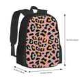 thumbnail image 3 of Daiia Leopard Backpack for Men and Women -Durable Backpack Large Capacity, Water-Resistant Bag with Adjustable Straps and Laptop Compartment, 3 of 9