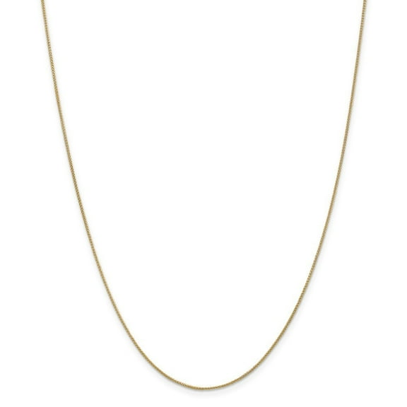 14k Yellow Gold 0.80mm Spiga Pendant Chain Necklace - 1.7 Grams - 24 Inch - Spring Ring