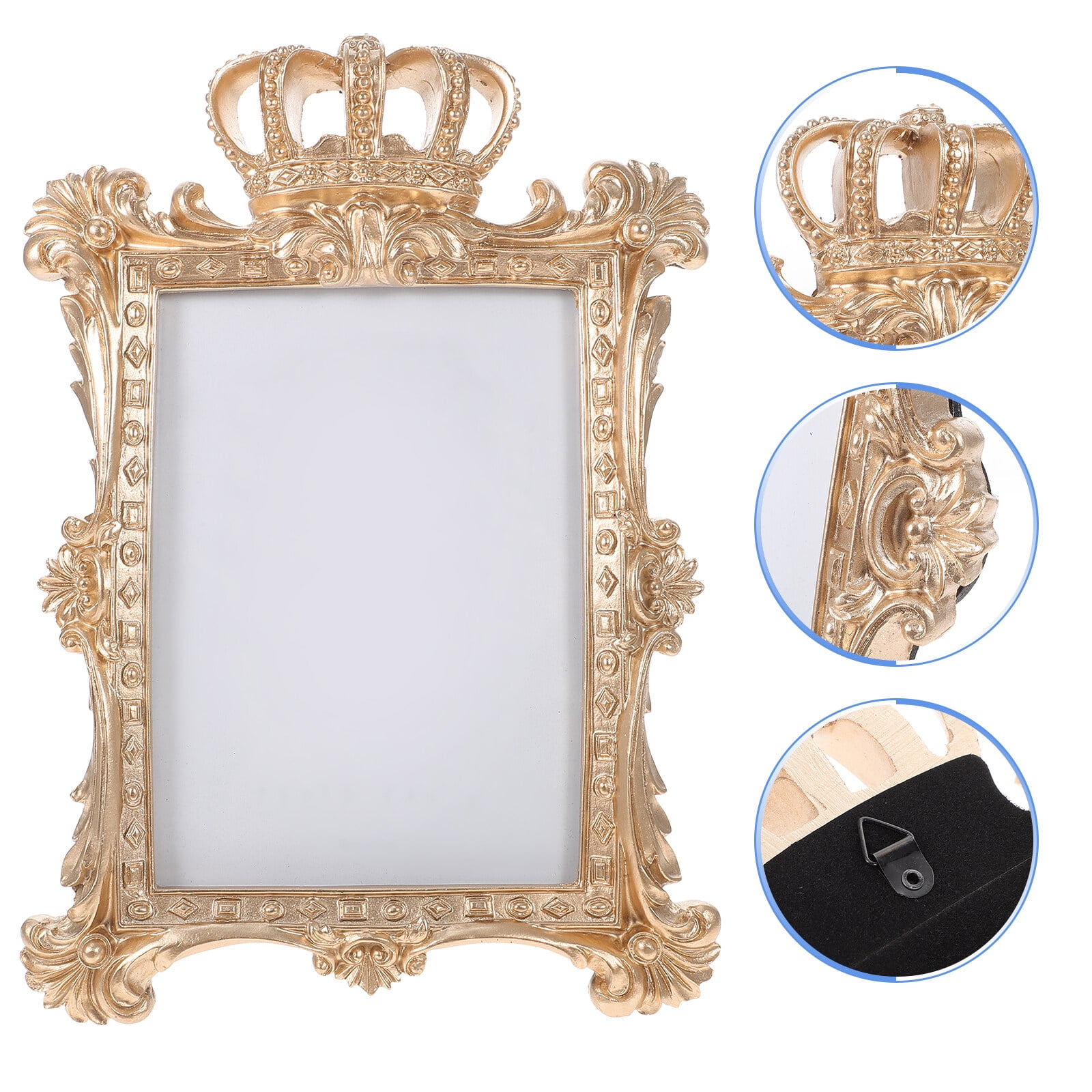 Gold Floral Design 390 Selfie Frame - 90cm x 60cm - * Free Shipping