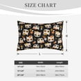 thumbnail image 3 of Fotbe Flower Fox Pillow Cases - Envelope Closure - Luxury, Extra Soft, Cooling Pillow Covers - Wrinkle, Fade, Stain Resistant-14"x20", 3 of 8