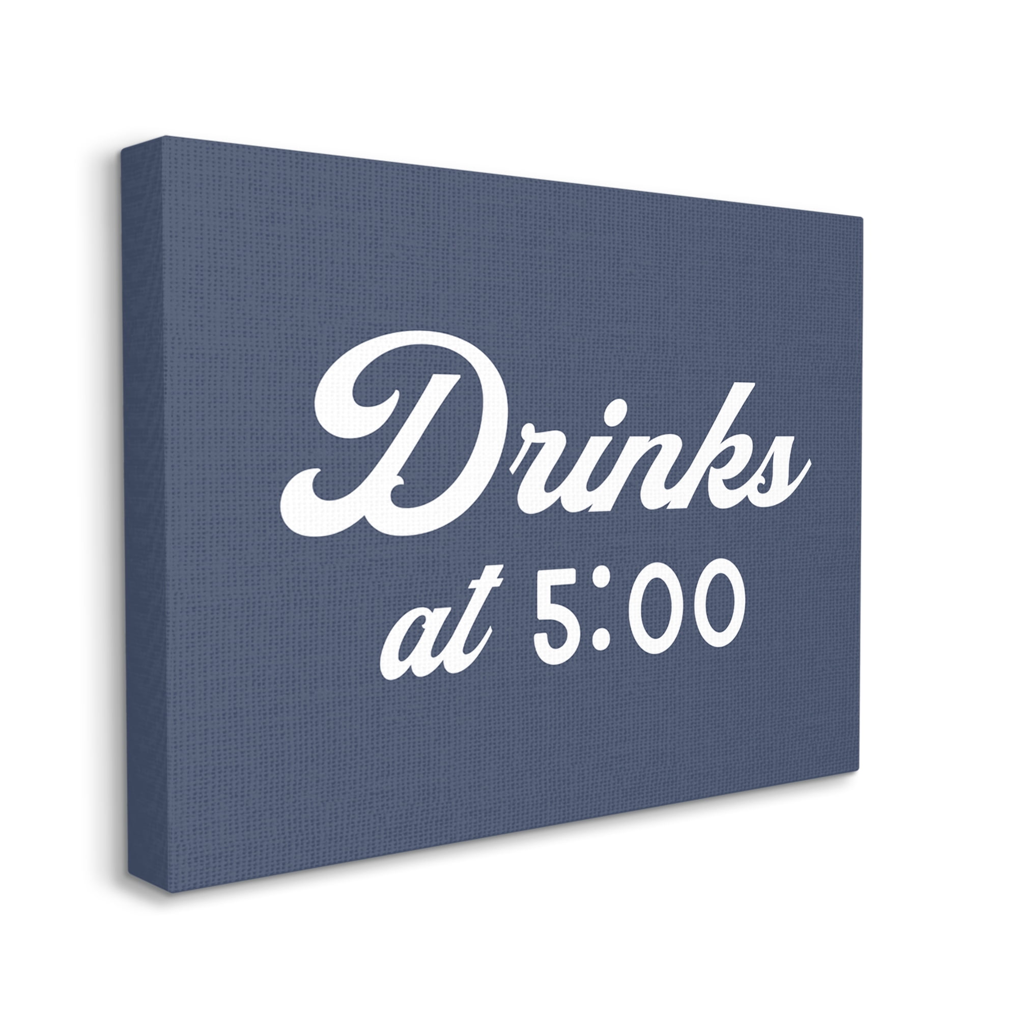 Stupell Industries Drink at Five Fun Nautical Party Sign,48 x 36, Design by Daphne Polselli