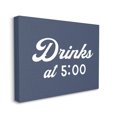 thumbnail image 3 of Stupell Industries Drink at Five Fun Nautical Party Sign,48 x 36, Design by Daphne Polselli, 3 of 7