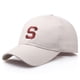 thumbnail image 1 of Gorra de béisbol de algodón bordada con letra S para hombre, 1 of 3