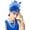 Azul, variant on Fascinator Hats for Women – Perfect for Tea Parties, Kentucky Derby, and Weddings. Adorned with Flowers and Feathers, these headbands and hair clips add a touch of elegance to any outfit.