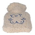 thumbnail image 4 of Botella de agua caliente de felpa, bolsa de agua caliente con revestimiento de PVC antiescaldado de 500ml con cubierta de felpa para el hogar, viajes, oficina, oso albaricoque, 4 of 12