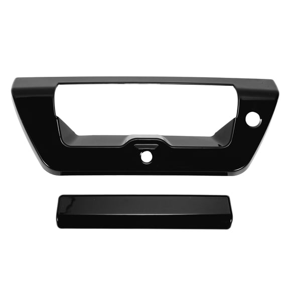Unique Bargains Exterior Door Handle Cover Trim Tailgate Door Handle Cover for Ford F150 2015-2020 Gloss Black 1 Set