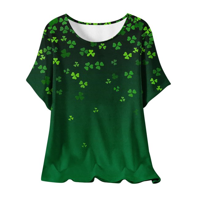 Camisetas de Manga Corta para Mujeres, Camiseta de Cuello Redondo Impresa de Moda, Primavera Y Verano Casual