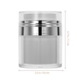 thumbnail image 3 of 2Pcs Practical Airless Pump Bottles Empty Lotion Bottles Facial Cream Containers, 3 of 8