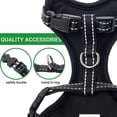 thumbnail image 2 of DMISOCHR Cat Harness - Escape Proof Reflective Cat Harness and Leash for Small to Large Cats, Puppy, Small Dog - Adjustable Mesh Breathable Pink Cute Cat Harness for Walking Training Hiking, 2 of 6