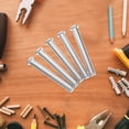 thumbnail image 3 of 5pcs Stainless Steel Pallet Rack Pin Flat Head Groove Pin Positioning Cylinder Pin Cylinder Position Pin With Retaining Rings (M10x80), 3 of 8