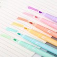 thumbnail image 1 of LNGOOR 1box 6pcs Double-Headed Fluorescent Highlighter With Visible Window  Used For Student Notes  Doodles, 1 of 7