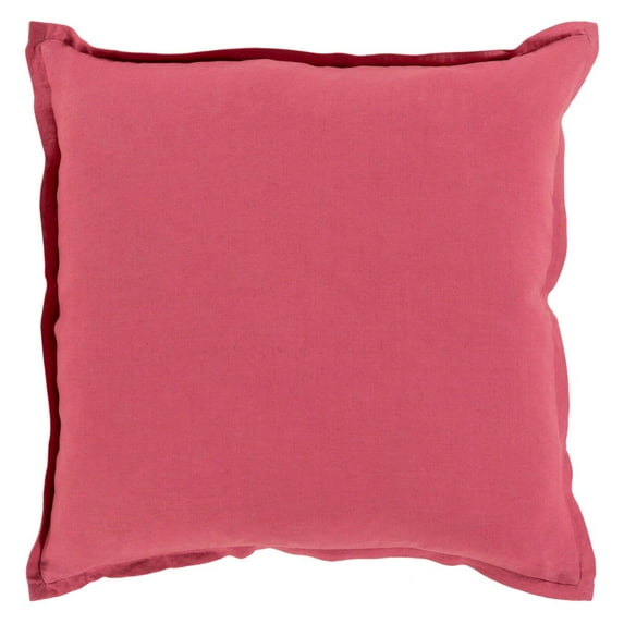 Surya Orianna Down Fill 18" Square Pillow in Red