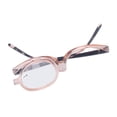 thumbnail image 1 of Eye Makeup Glasses, Magnify Eyeglasses Flip Lens Plastic Shelf  for Reading +3.50,+4.00, 1 of 7