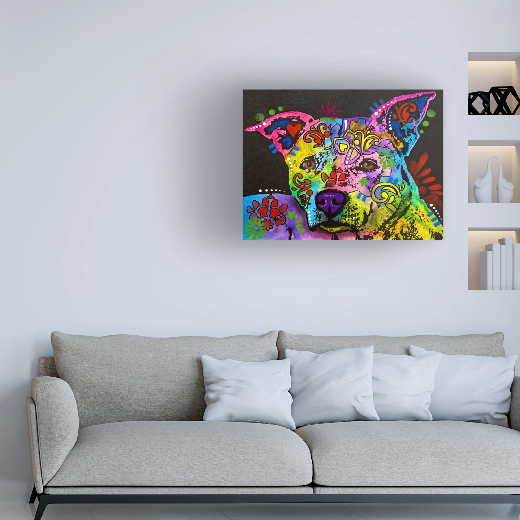 Canvas Wall Art - Dean Russo 'We Good We Good' Wall Art for Living Room, Bedroom, or Office Décor by Trademark Fine Art - 47 x 35 Inches