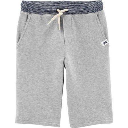 Carter Uniform - Carters Little Boys Heathered Knit Pull-On Shorts